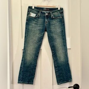 MISS ME Blue Sz 27 Capri Cropped Jeans (JP4507) - See Pics For More Measures